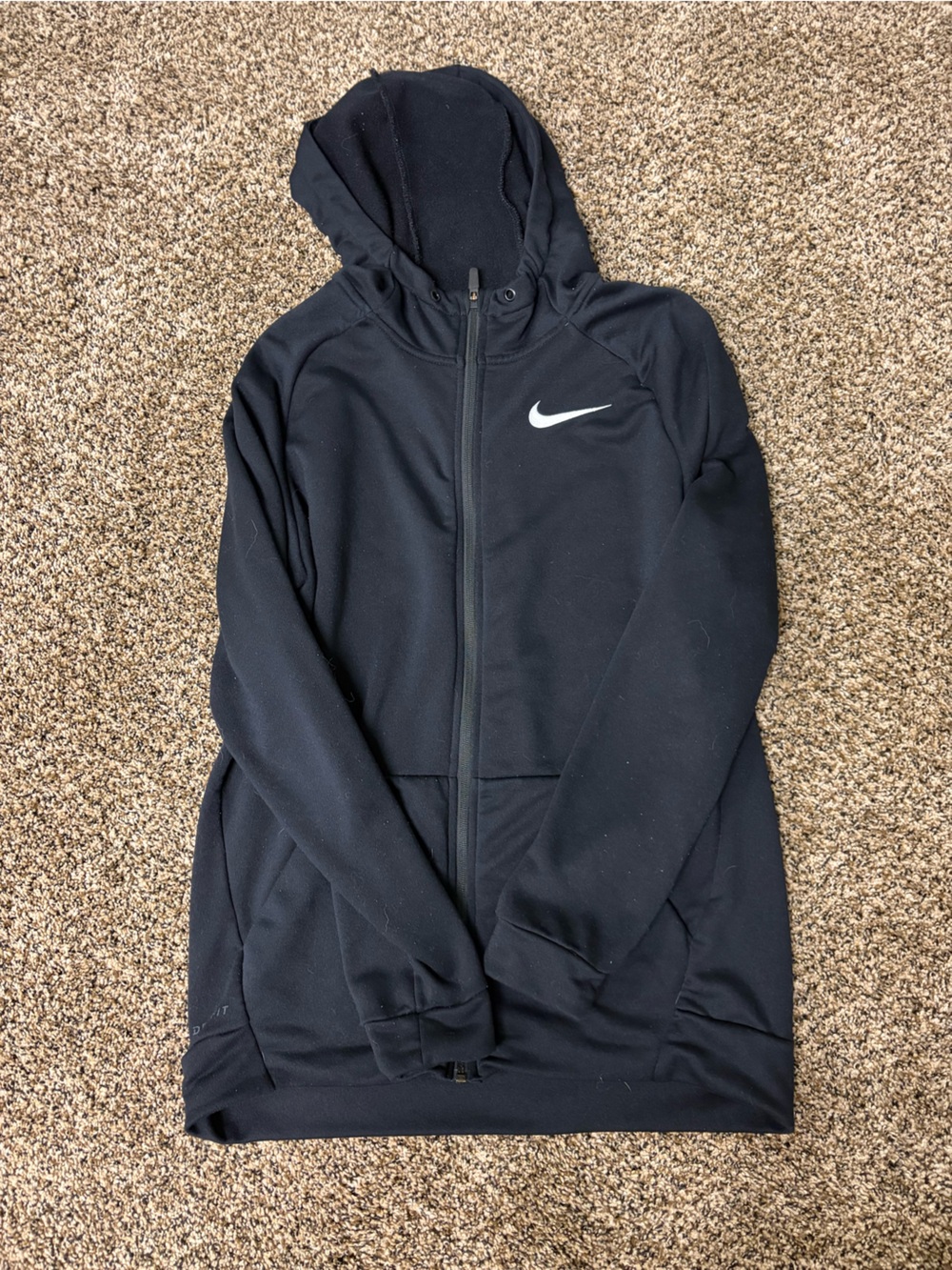 Nike Black Dri-FIT Athletic Zip up Hoodie